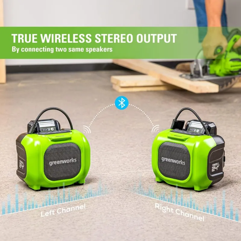 24 Volt bluetooth speaker