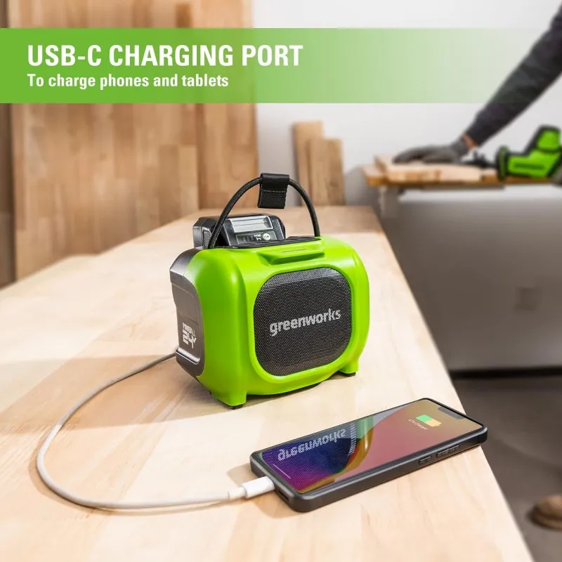 24 Volt bluetooth speaker