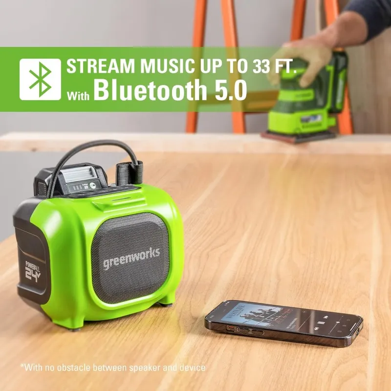 24 Volt bluetooth speaker