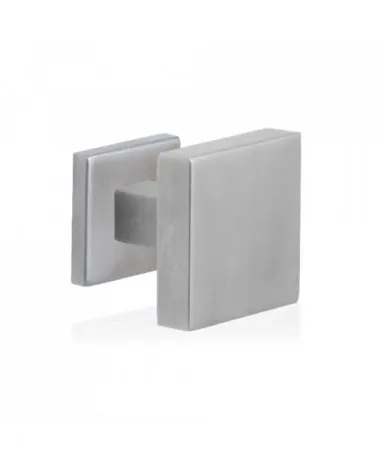 GPF Vierkante voordeurknop 70x70mm op rozet 53x53x8mm