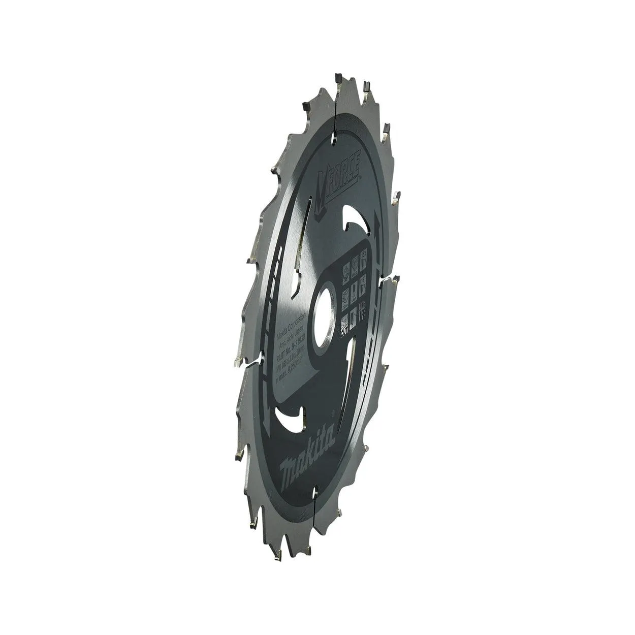 MAKITA CIRKELZAAGBLAD VOOR HOUT | MFORCE | Ø165MM ASGAT 20MM 16T  B31930