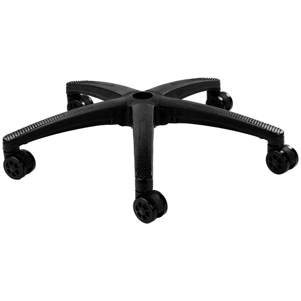 VEVOR onderstel tourniquet chroom Φ710 mm draaistoelonderstel 1134 kg zwart